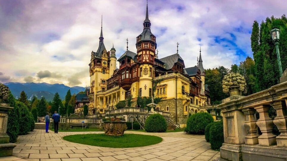 Peles Castle, a Neo-Renaissance castle on the Mountains — Sinaia