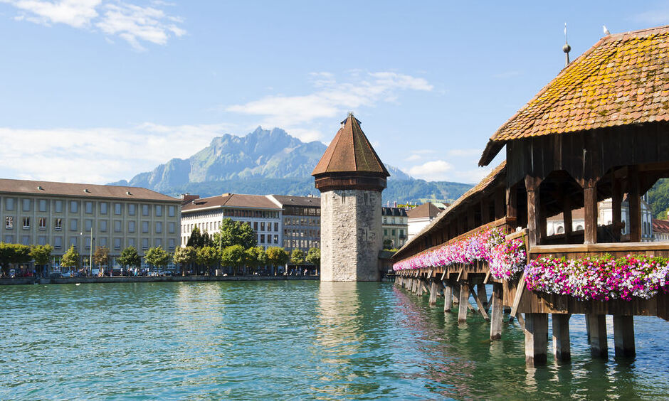 Luzern: The Kapellbrücke (literally, Chapel Bridge) - Luzern | Secret World Trip Planner