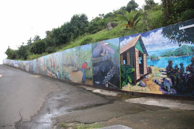 Peintures murales de Fahie Hill - Road Town | Secret World Trip Planner