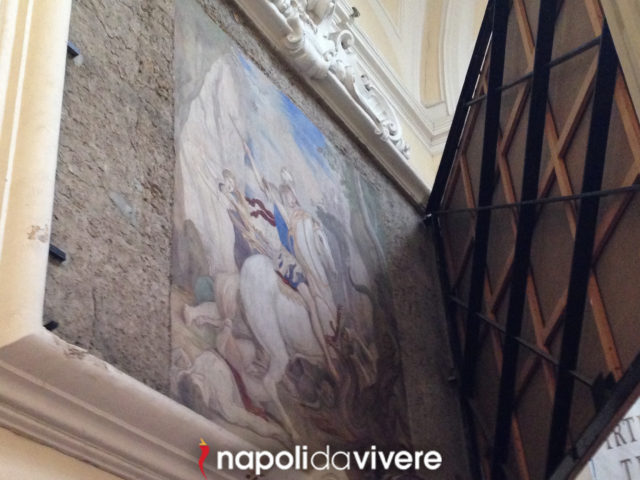 Verborgen fresco van Aniello Falcone — Napoli