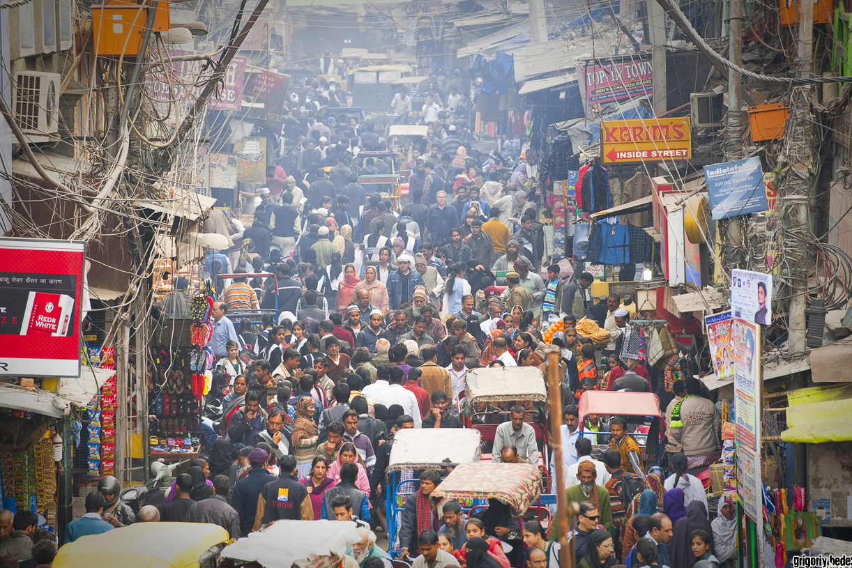 Chandni Chowk, l'arteria principale di Old Delhi — New Delhi