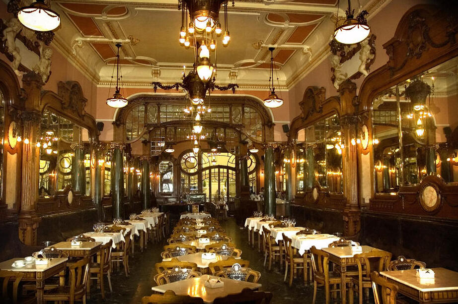 Porto: Majestic Café, wspaniały przykład secesji — Porto