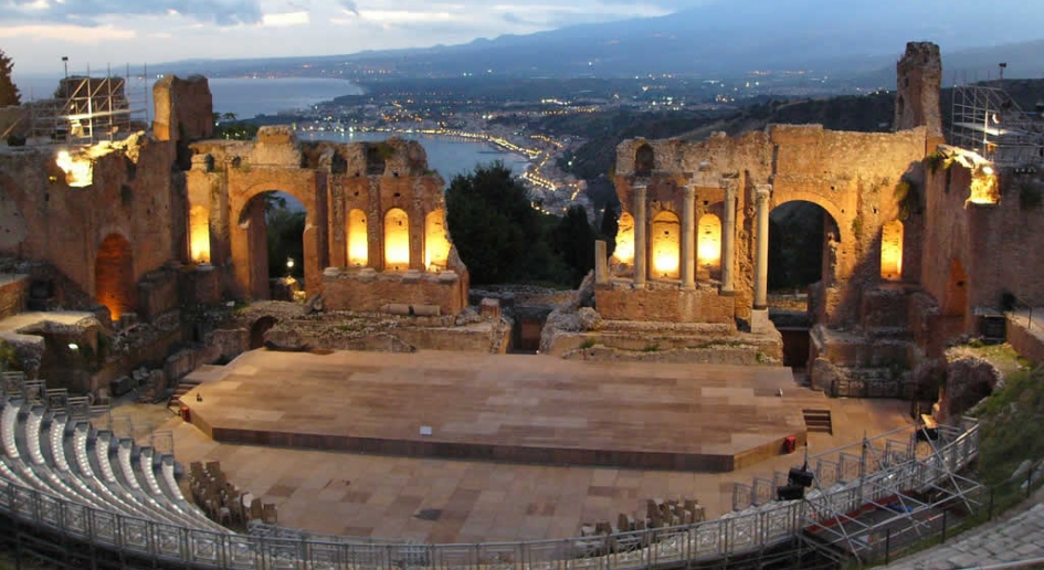 Grieks Romeins Theater — Taormina