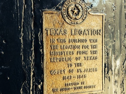Londres: La Embajada de la República de Texas — Londra