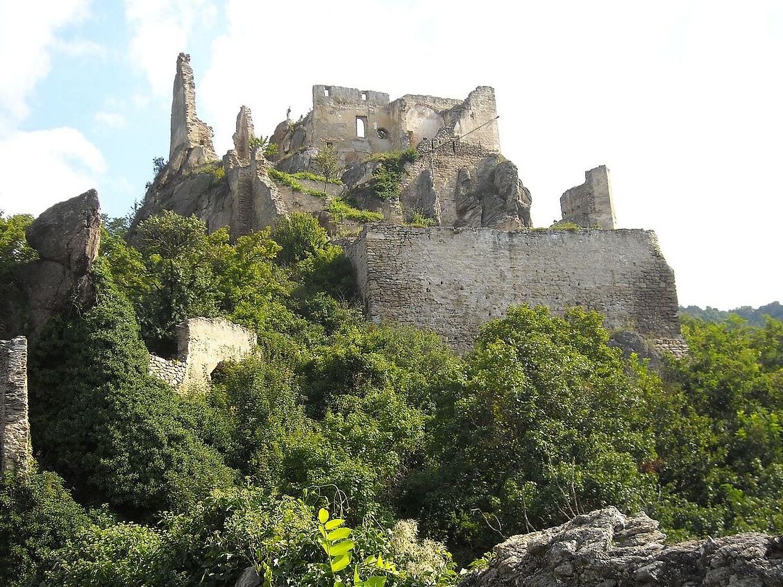 Miasto Dürnstein i Ruiny zamku Dürnstein — Dürnstein