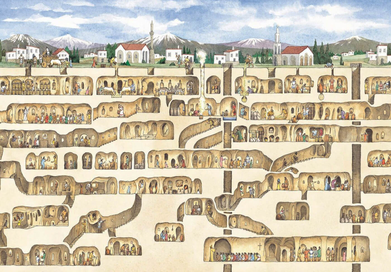 던전 음주 - Derinkuyu | Secret World Trip Planner