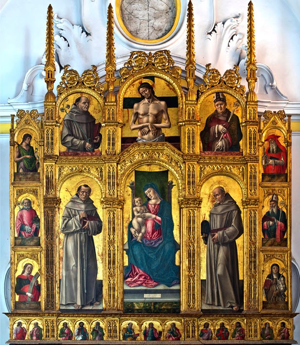 Bartolomeo Vivarini 的 Polyptych - Morano Calabro | Secret World Trip Planner