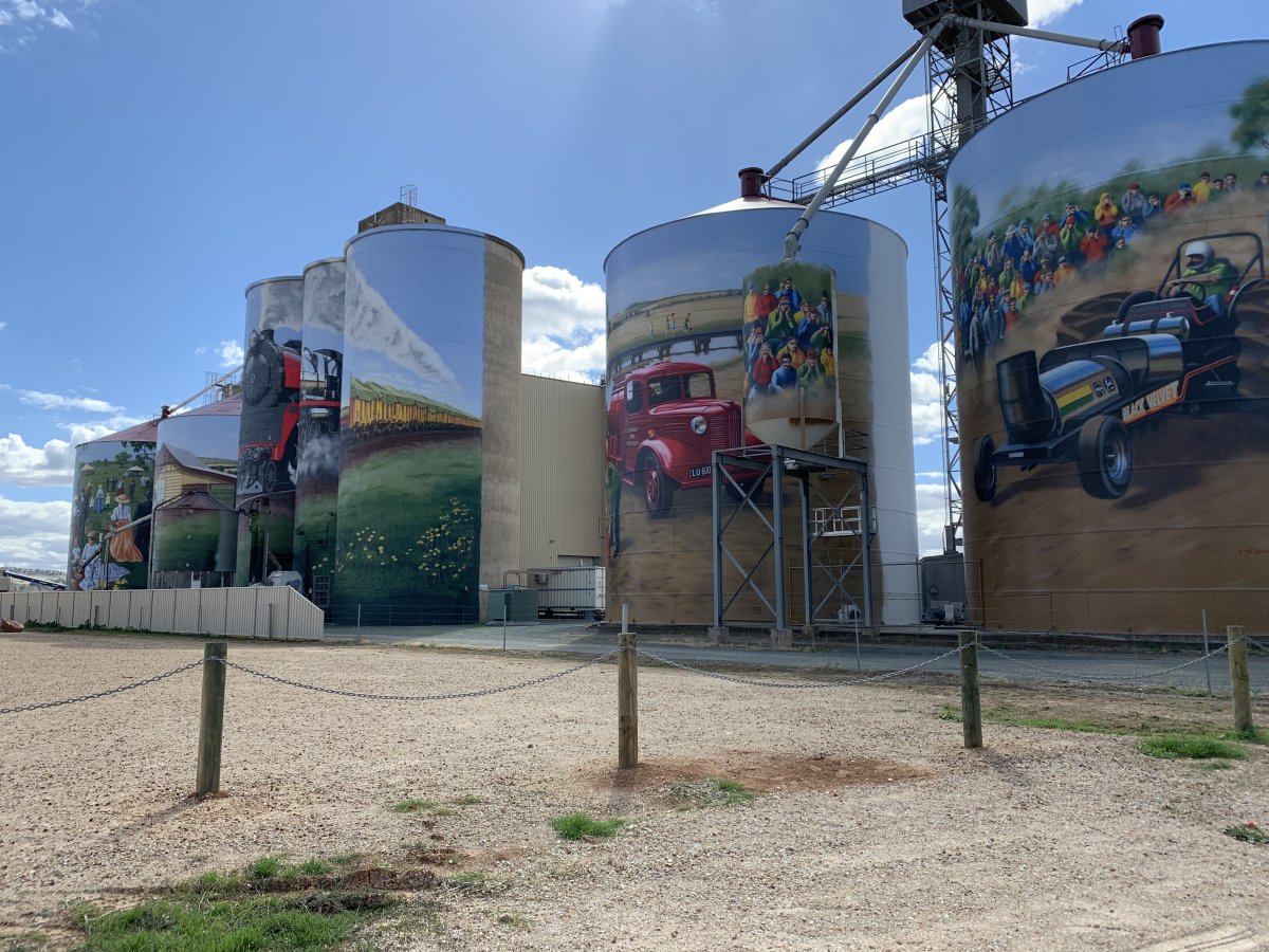 Colbinabbin Silo Art: A Journey Through Local Art - Meade Ln | Secret World Trip Planner