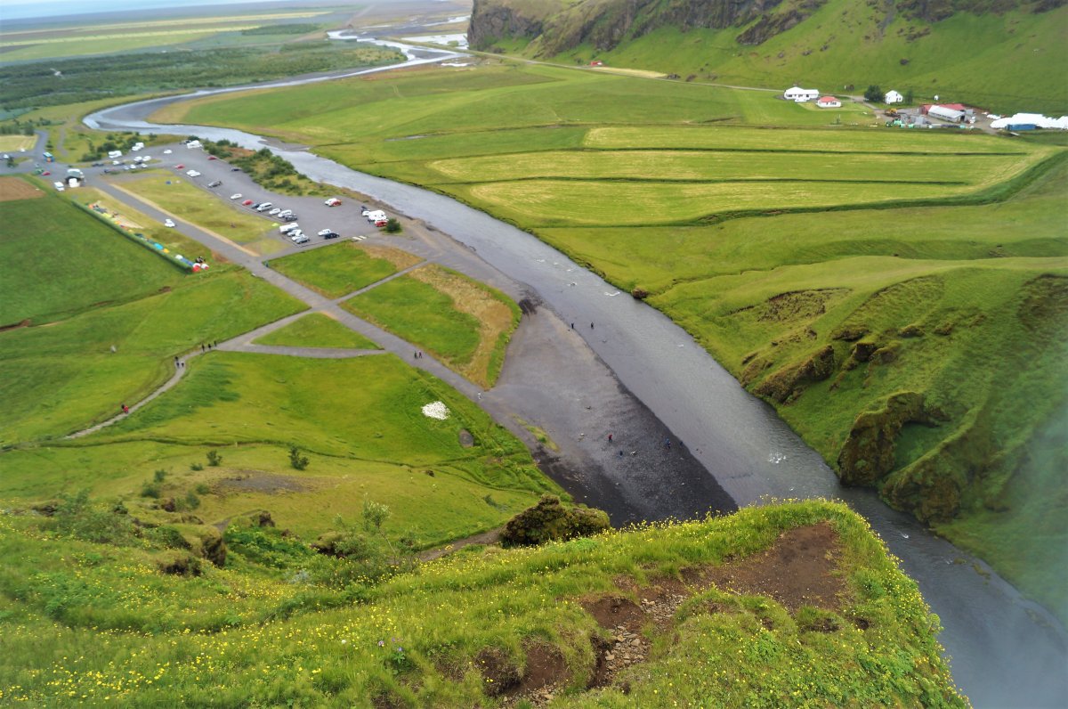 スコガフォス:滝を越えた秘密の谷 - Skogafoss Stairs | Secret World Trip Planner