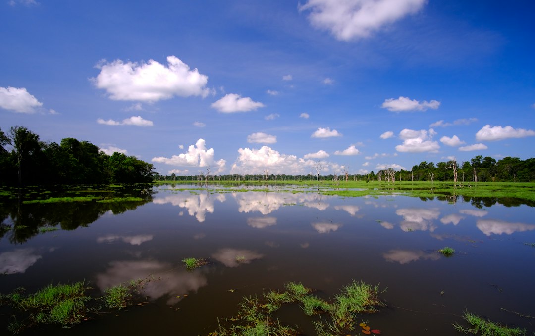 El estanque reflejante de Angkor Wat: magia al atardecer - Reflecting Pond | Secret World Trip Planner