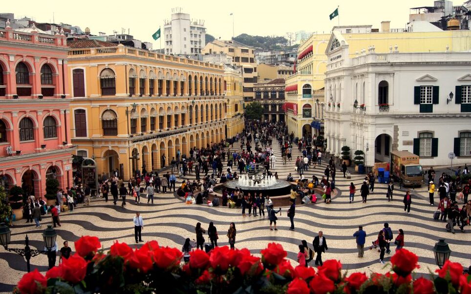 Plaza Senado en Macao — Largo do Senado