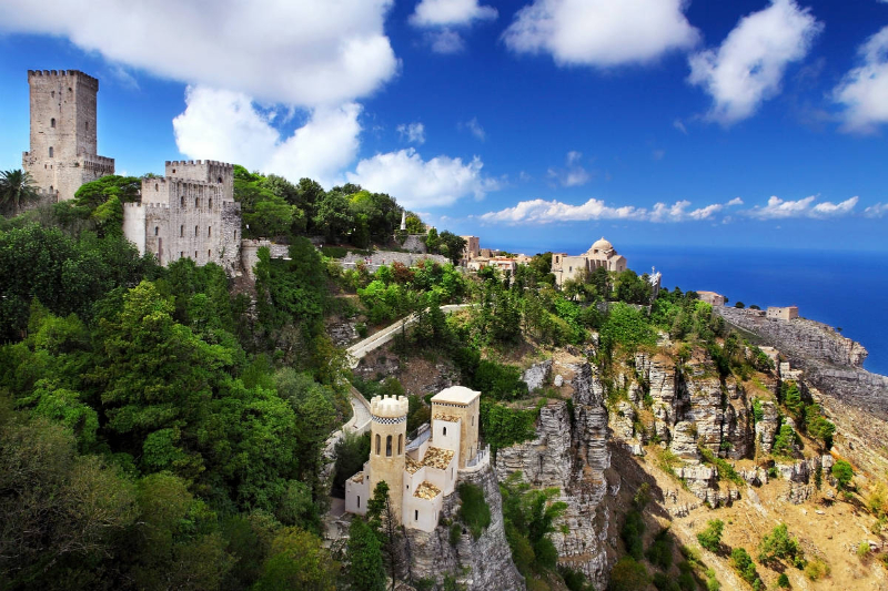 Het dorp Erice — Erice