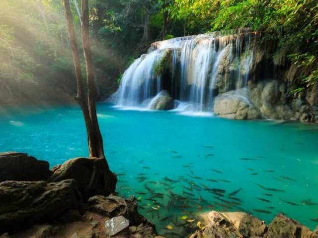 As cataratas de Erawan - Tha Kradan | Secret World Trip Planner