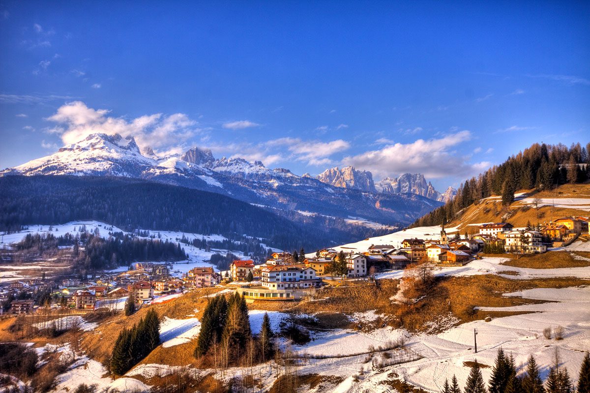 Moena en de lichten van Val di Fassa - Moena | Secret World Trip Planner