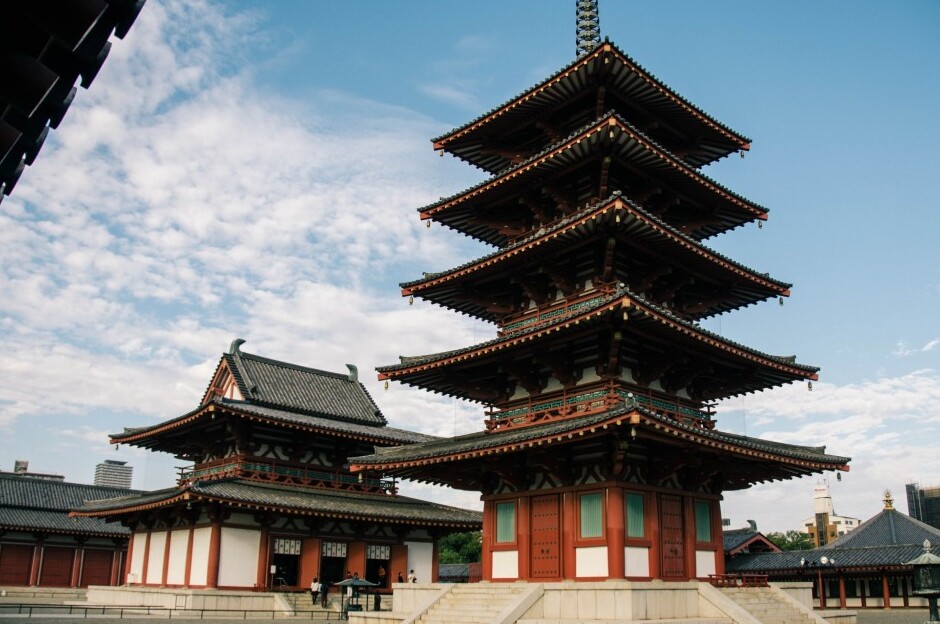 Shitennoji es uno de los templos más antiguos de Japón. — ?saka-shi