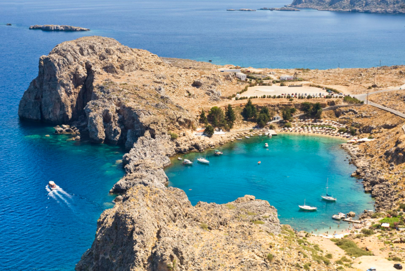 Bahía de San Pablo - Lindos, Rodas, Grecia - Lindos | Secret World Trip Planner