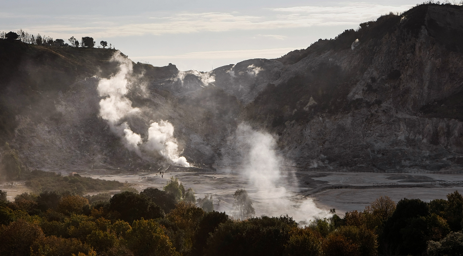 Ischia and the fumarole of Sant'Angelo — Barano D'ischia