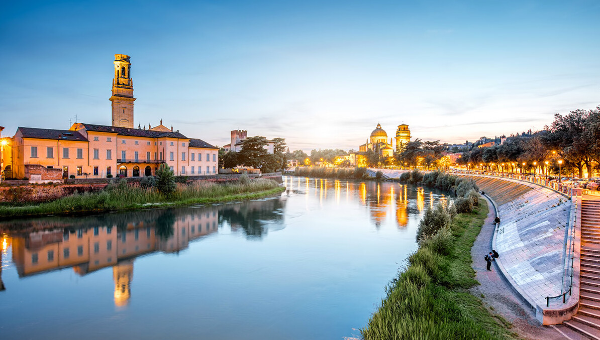 维罗纳：通过Sottoriva和Lungadige圣乔治 - Verona | Secret World Trip Planner