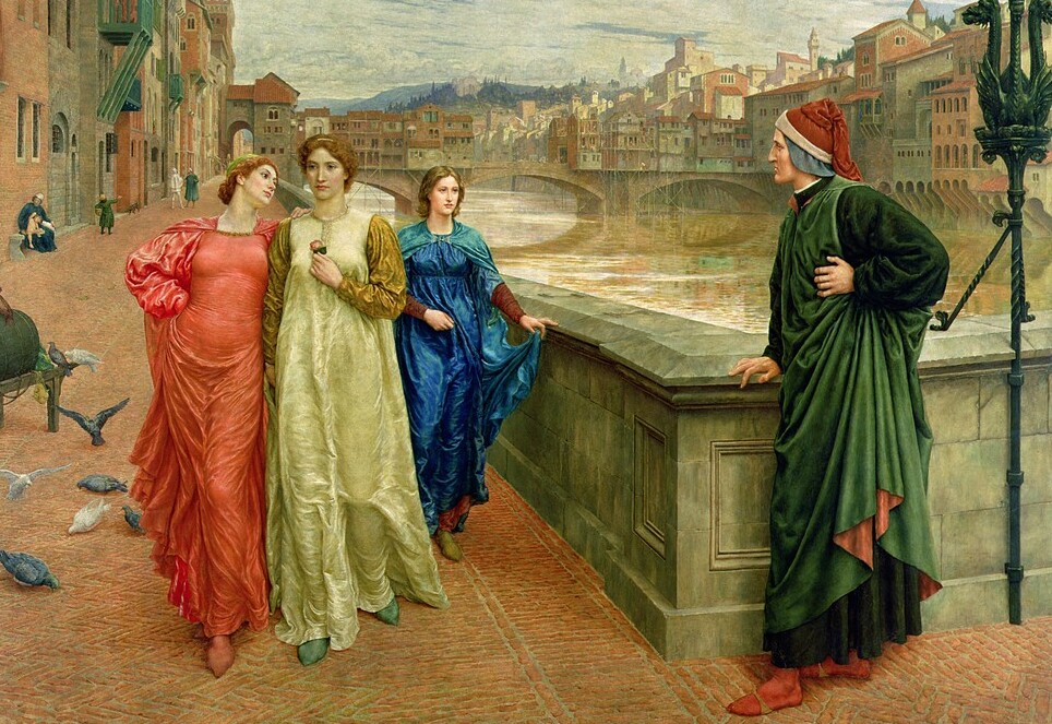 Dante e Beatrice ed il ponte della Santa Trinità - Firenze | Secret World Trip Planner