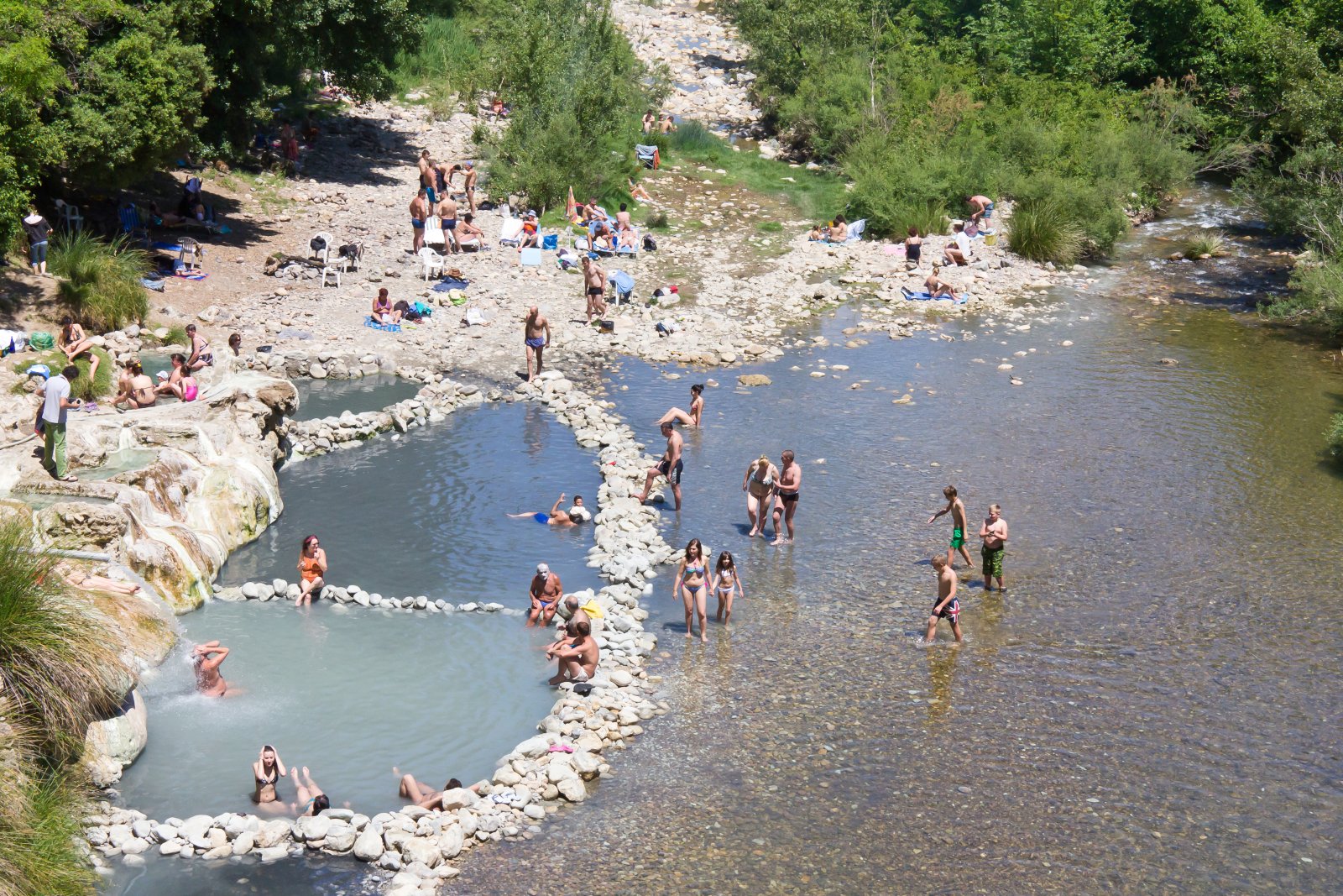Antiguos balnearios libres de Petriolo - Strada Provinciale di Petriolo | Secret World Trip Planner