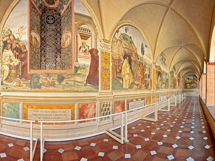 Prawdziwą atrakcją opactwa Monte Oliveto Maggiore jest z pewnością, - Asciano | Secret World Trip Planner