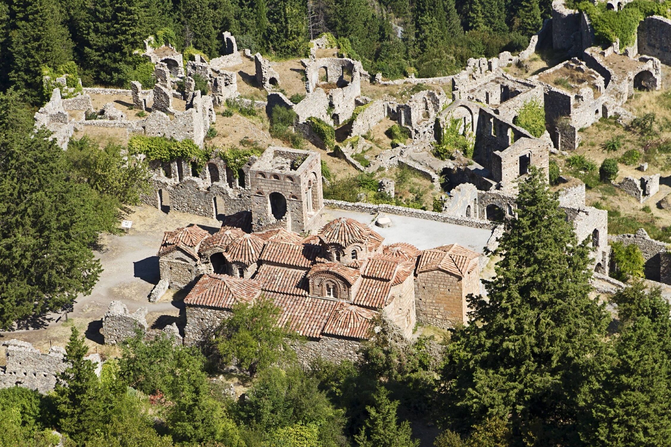 the Byzantine town of Mystras — Lower Town
