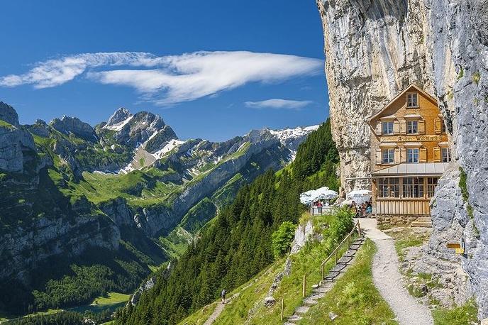 Berggasthaus Aescher Switzerland - Schwende District | Secret World Trip Planner