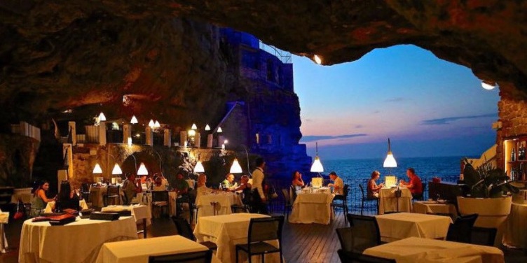 The Grotta Palazzese,a wonderful restaurant in the rock - Polignano A Mare | Secret World Trip Planner